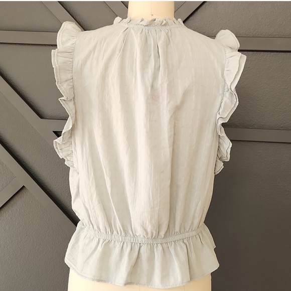 BB Dakota Ruffled Cropped Blouse - Picture 4 of 4